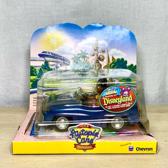 Disneyland Park Autopia Cars Chevron Promotion Set X3 Retired Bob Gurr - Picture 5 of 15